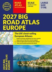 Philip’s 2027 Big Road Atlas of Europe by Philip’s Maps (Paperback Book)