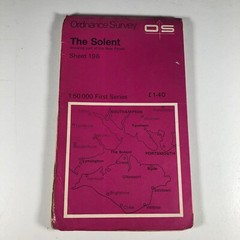 ORDNANCE SURVEY 1:50000 FIRST SERIES 196 THE SOLENT