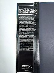 The Times Atlas of World History by Barraclough, 1982 Book