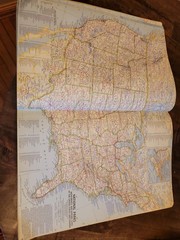1960 National Geographic Atlas Of The Fifty United States