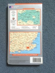 OS Explorer Map No. 135 Ashdown Forest – Excellent unmarked copy & FREE POST