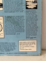 DeLorme Maine 115 Fishing Maps Lakes, Ponds, Counties, Towns, Depths, Fish 1980