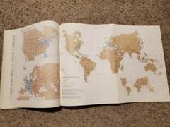 Vintage Britannica Atlas, Copyright 1969, Hardcover NICE!