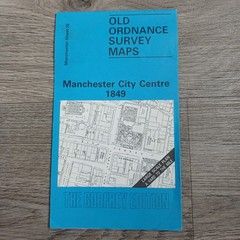 Alan Godfrey Old Ordnance Survey Map: Manchester City Centre 1849 (Sheet 28)