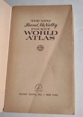 The New Rand McNally Pocket World Atlas. Cardinal Edition. Paperback Book.
