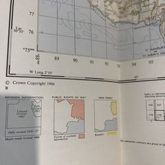 Vintage Ordnance Survey One Inch Bournemouth 1966 Map 179
