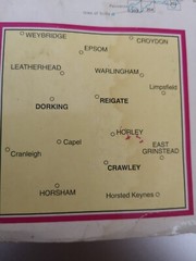 VGC Landranger Map 187 Dorking Reigate and Crawley Area, Ordnance Survey VGC