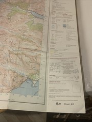 Ordnance Survey Landranger 40 Loch Shiel Map 1976 OS Glenfinnan Mallaig Arisaig