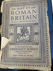 1928 Ordnance Survey Map Of Roman Britain Second Edition