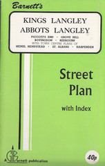 Barnett’s Street Plan of Kings Langley, Abbot’s Langley & area (Vintage 1970s)