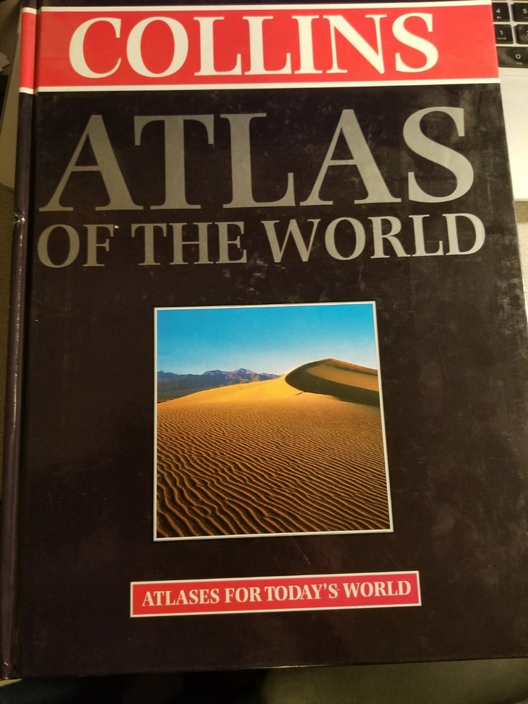Collins Atlas of the World, Hardcover, 2003, 11 x 15