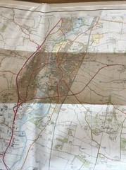 2009 Ordnance Survey Explorer Map 208 Bedford & St Neots inc Sandy & Biggleswade