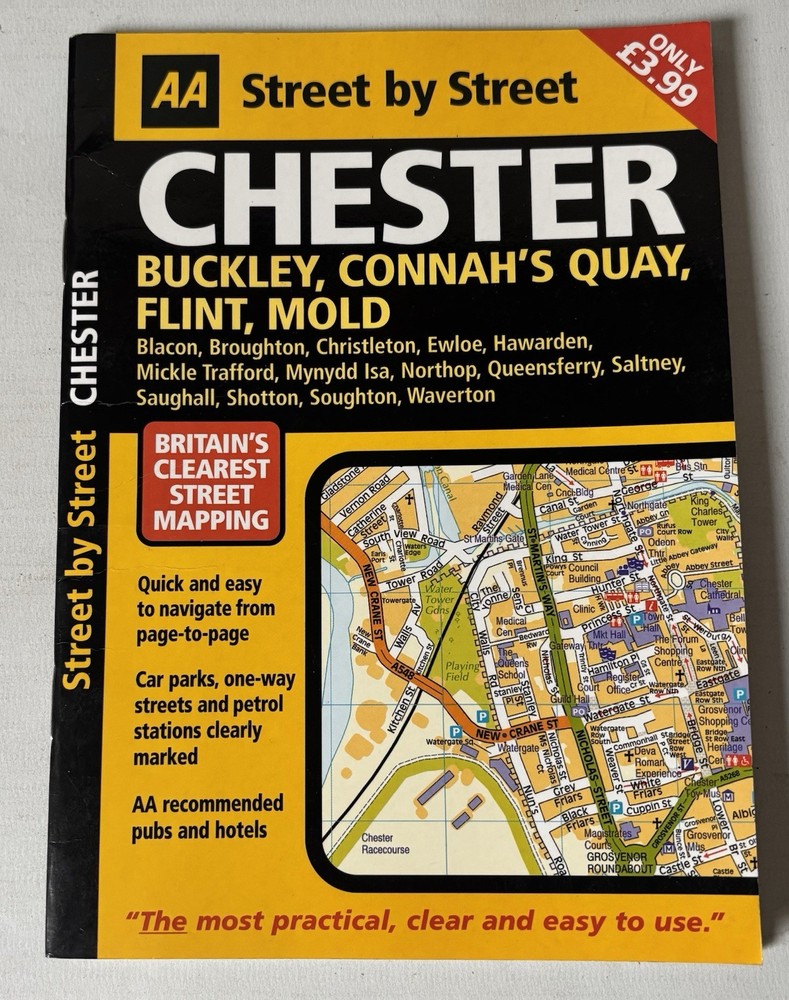 The AA Street by Street Map – Chester – 2004 2nd Edition