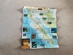 Map of the Peninsula of Baja California, National Geographic