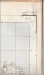 Ordnance Survey 1:25,000 First Series Map Sheet NZ 71 Loftus
