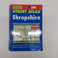 Philip’s Street Atlas x3 Cheshire, Shropshire, Staffordshire PB Spiral 1998-2004