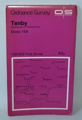 Ordnance Survey 1:50,000 Map – Tenby, Sheet 158 – 1974