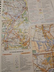 Vintage Michelin Map No. 408 Netherlands 🇳🇱 Pays-Bas – Rotterdam & Amsterdam