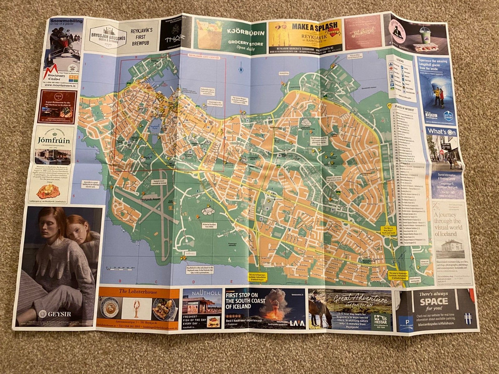 Iceland Review Map Of Reykjavik 2018