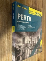 Perth & Surrounds Street Directory 2022– UBD Gregory’s Ex-Lib Paperback Book