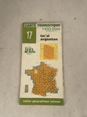 Carte Touristique Routière IGN France 17 Laval Argentan 1982 Edition 4