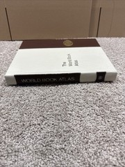 The World Book Atlas Rand McNally 1979 Hardback Vintage 12×9″