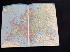 Vintage Hammond Global World Atlas 1974 Paperback Soft Cover