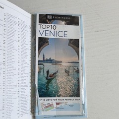 DK Eyewitness Top 10 Venice Italy Travel Guide Book Pull-Out Map Like New