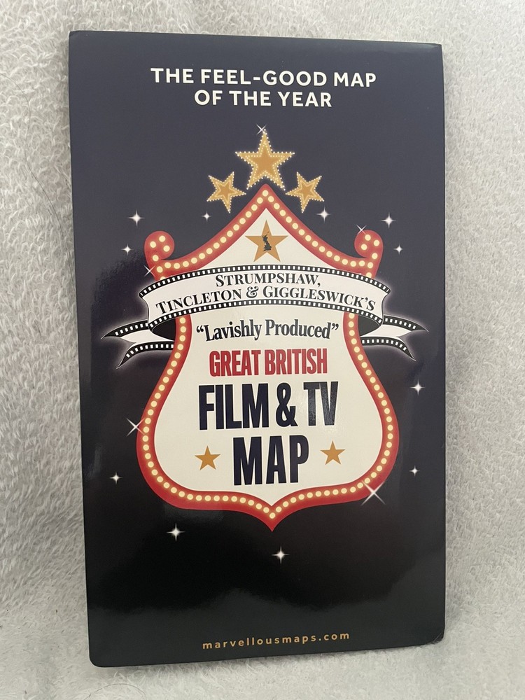 Marvellous Maps Great British Film & TV locations Map
