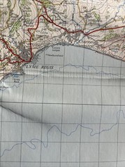 TAUNTON & LYME REGIS Ordnance Survey Seventh Series Cloth 1 inch 1960 Sheet 177
