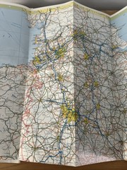 Vintage Geographers A-Z Reversible Road Map Of Great Britain 1:728,640
