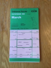 1988 Ordnance Survey Pathfinder Map 920 TL 49/59 March (inc Wimblington & Welney