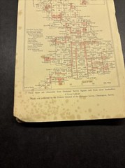 Vintage Ordnance Survey One Inch Map 7th series Cloth Mounted Shrewsbury 1965