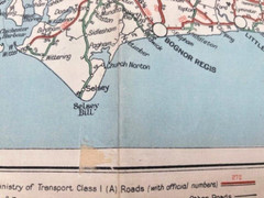 Geographia Clearway Mileage Map Of London And South-East England Sheet 1