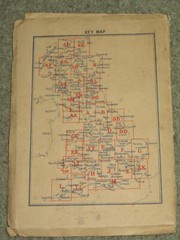Johnstone’s Motoring & Hiking map: Section M South Coast – 3m to 1″ – 1944