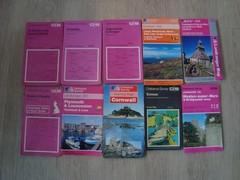 10 OS / Landranger / Tourist / Explorer Maps – The South West / Wales