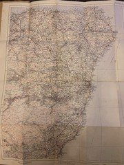 Vintage Motoring and Hiking Map R North East Scotland 1930s Aberdeen – Buckie