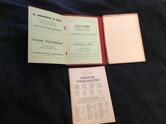 GEOGRAPHIA GREATER MANCHESTER VINTAGE 1940’s HRDCVR COLOUR MAP SALFORD STRETFORD