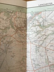 1988 Ordnance Survey Pathfinder Map 571 NZ 04/14 Lanchester (incl Castleside )