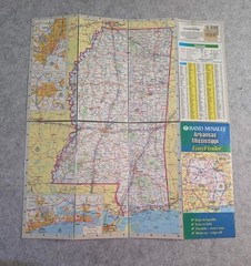 Rand McNally Easy Finder Laminated Folding Maps Lot of 5 United States Road Atla