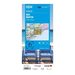 France 1:25K map 3742OT – Nice / Menton / Côte d’Azur map