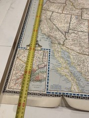 Three National Geographic Large Maps 1947 1948 1951 Australia USA Canada
