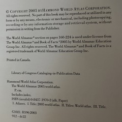 World Almanac Ser.: World Atlas 2005 by Hammond World Atlas Corporation