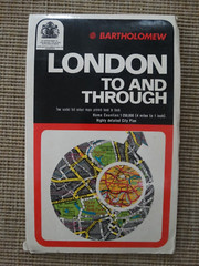 Bartholomew London To And Through Map (1981) 1:250,000