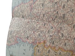 Vintage 1949 National Geographic Map The British Isles England Scotland Ireland