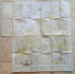 Ordnance Survey One-Inch Map 159 THE CHILTERNS New Popular 6th Edition 1945