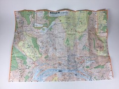 ROUEN Plan De Ville, Plan Guide Blay ~ French Language ~ 1995