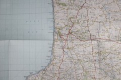 Ordnance Survey One Inch Cloth Map – Bude – Sheet 174 – 1961