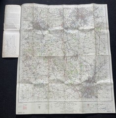 Ordnance Survey One Inch Map – Derby & Leicester – Sheet 121 – 1966