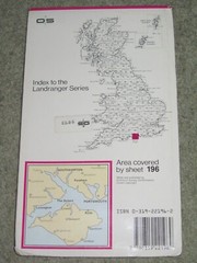 OS Ordnance Survey Landranger Map Sheet 196 Solent & The Isle of Wight – 1991